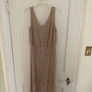 Bhldn bridesmaid blush dress